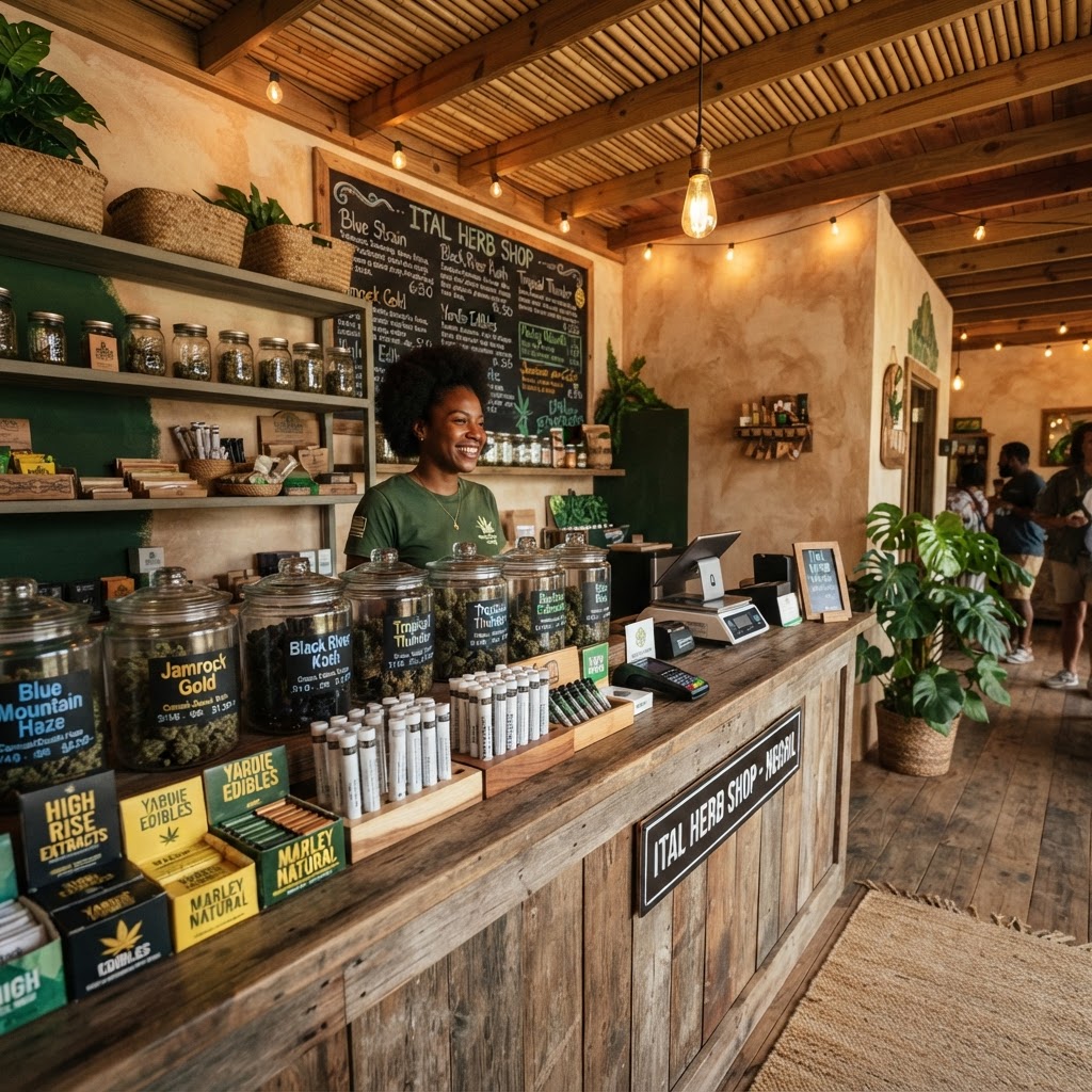 Pot Shop in Negril Jamaica