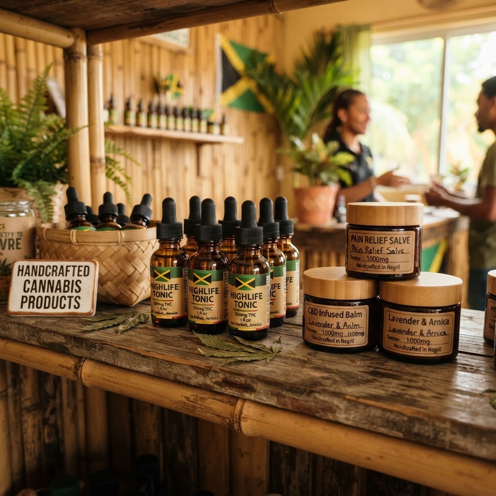 Tinctures and Topicals in Negril Jamaica