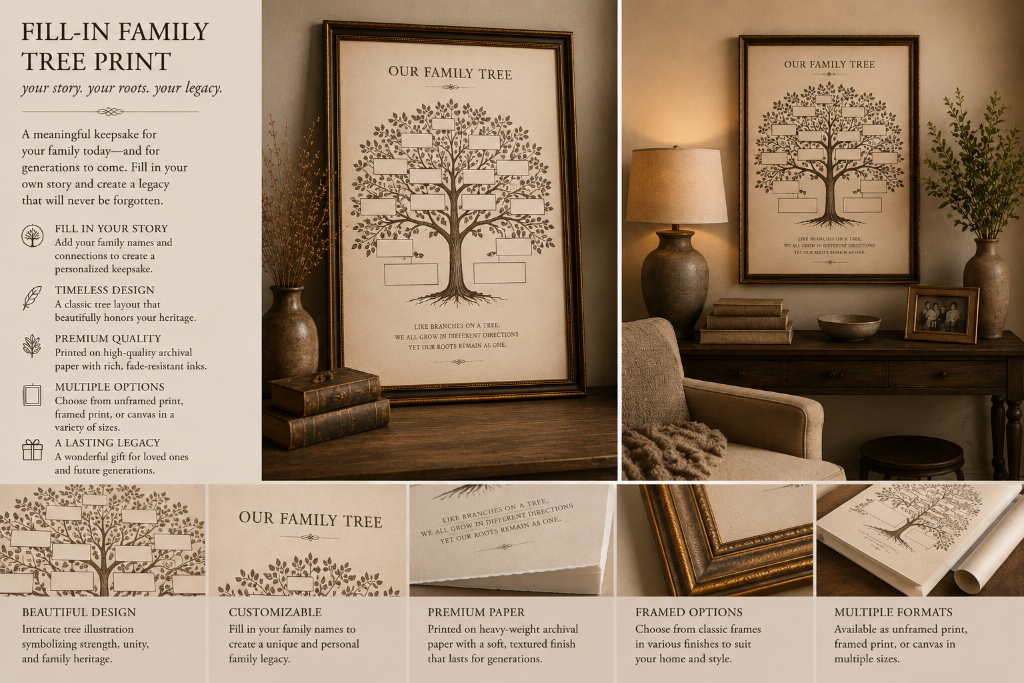 Family Tree Print