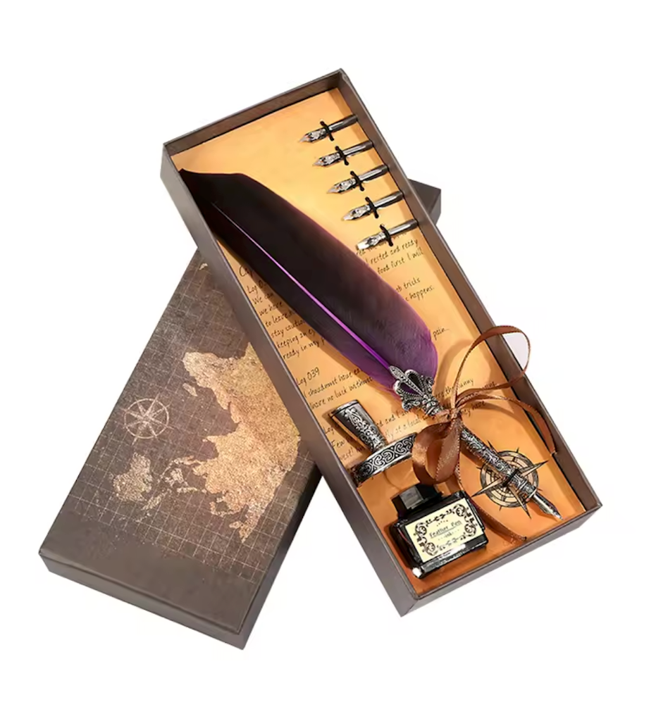 Feather Pen Set