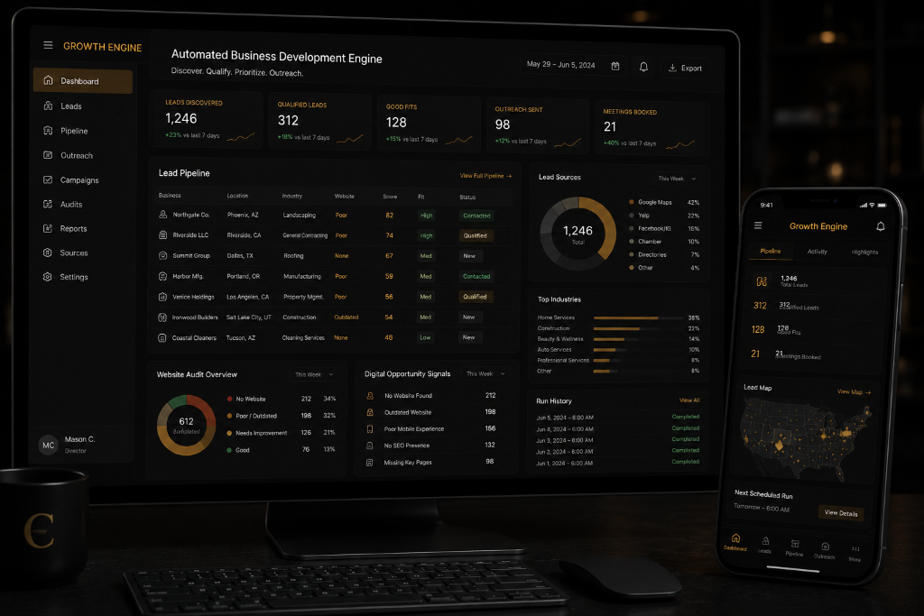 Automated Business Development Engine