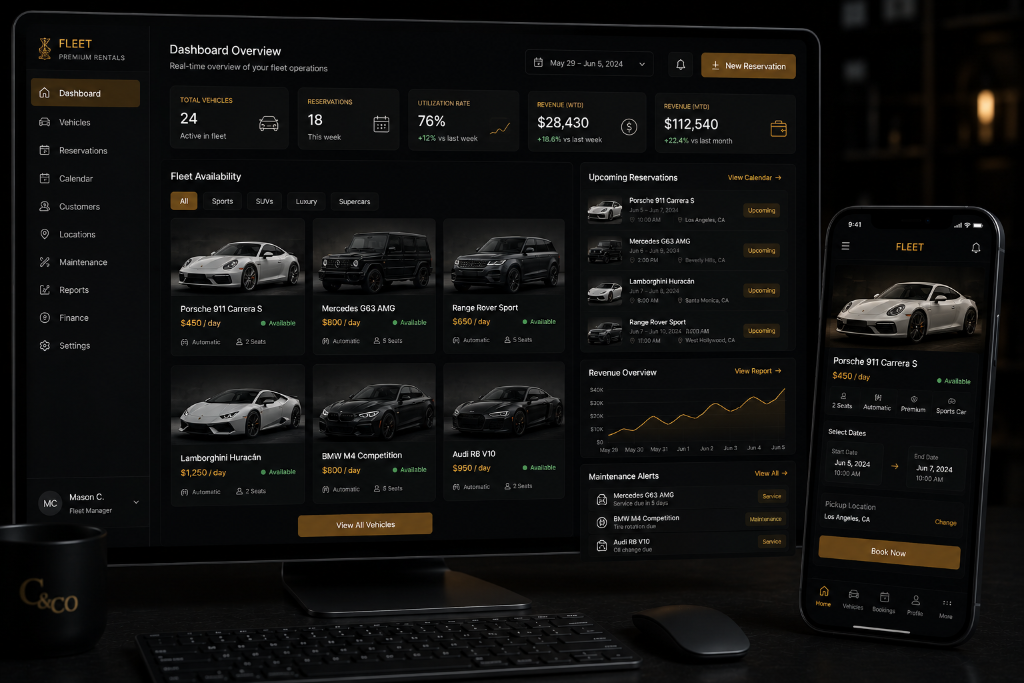 Premium Fleet Rental Experience