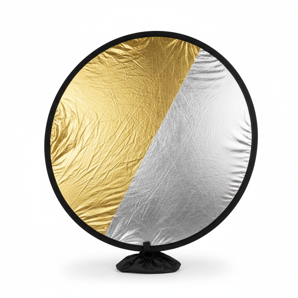 Round Disc Reflector 32"/80cm 2-in-1 (Gold & Silver)