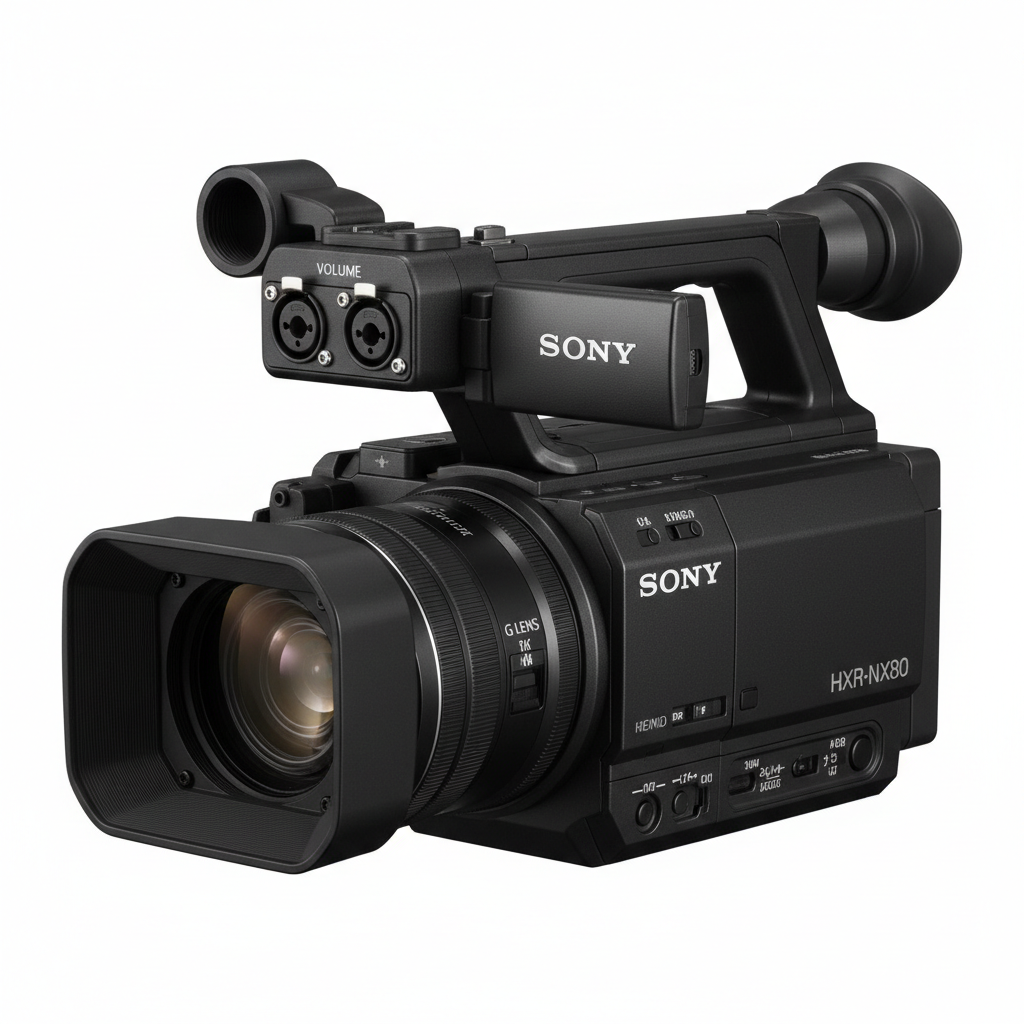 Sony HXR-NX80 Portable 4K HD NXCAM Camcorder