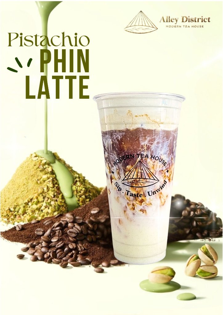 Pistachio Phin Latte