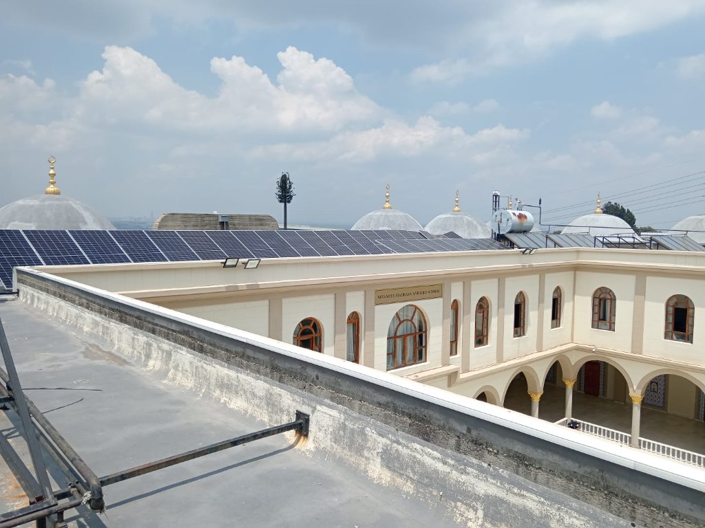Keiller Power Solutions commercial solar panel installation on institutional building rooftop