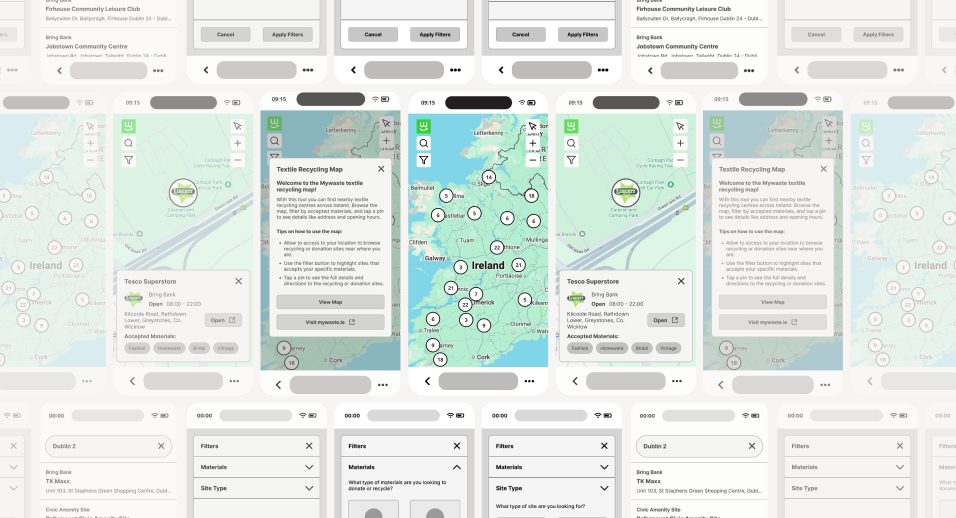 MyWaste Map designs