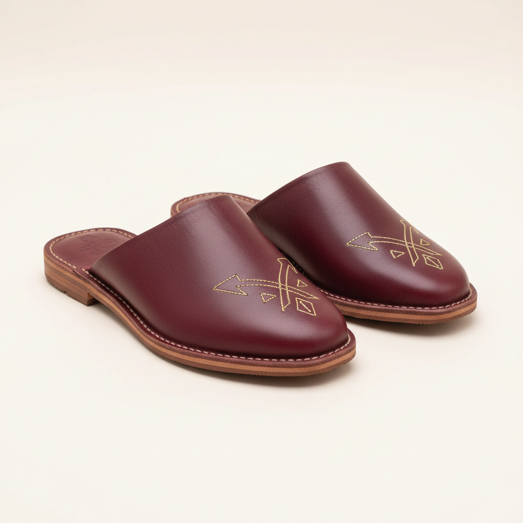 Native Leather Slippers