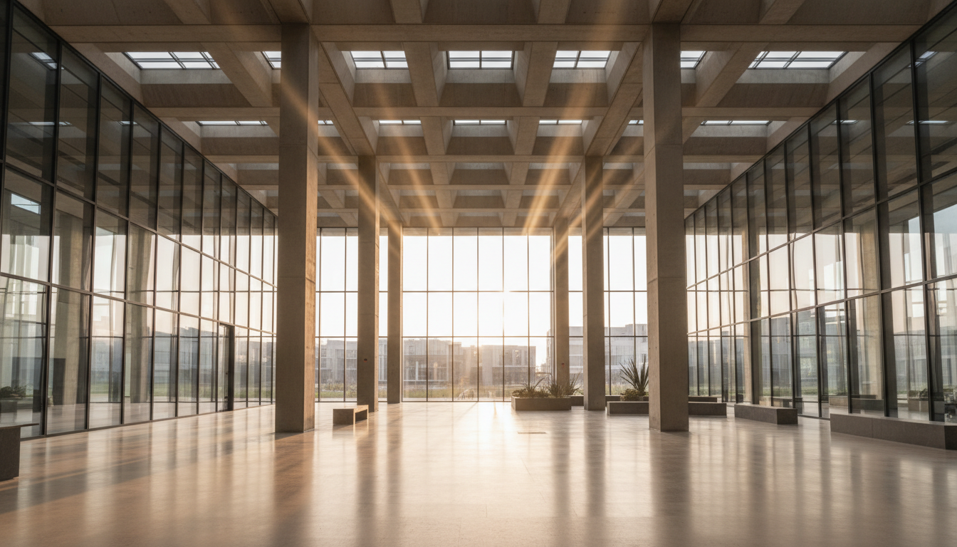 Monumentales Atrium — die Dimension unternehmerischer Beteiligung