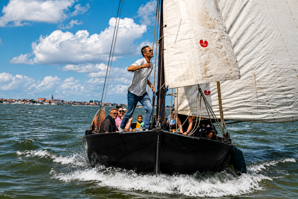 Zeilen op het Markermeer