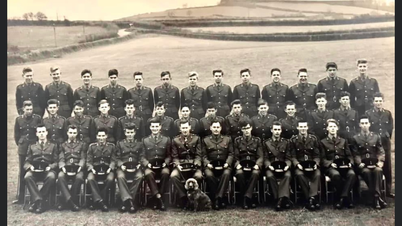British Army cohort group photograph, 1960s