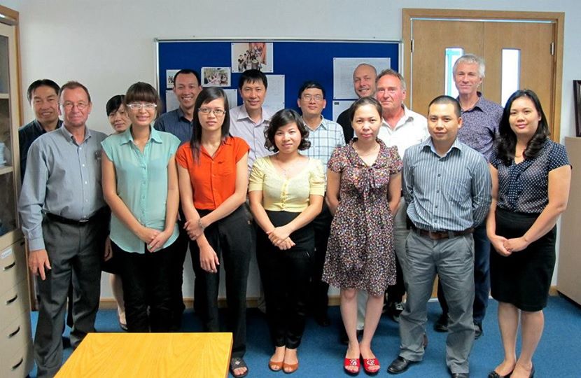 ESRT project team group photo in Vietnam