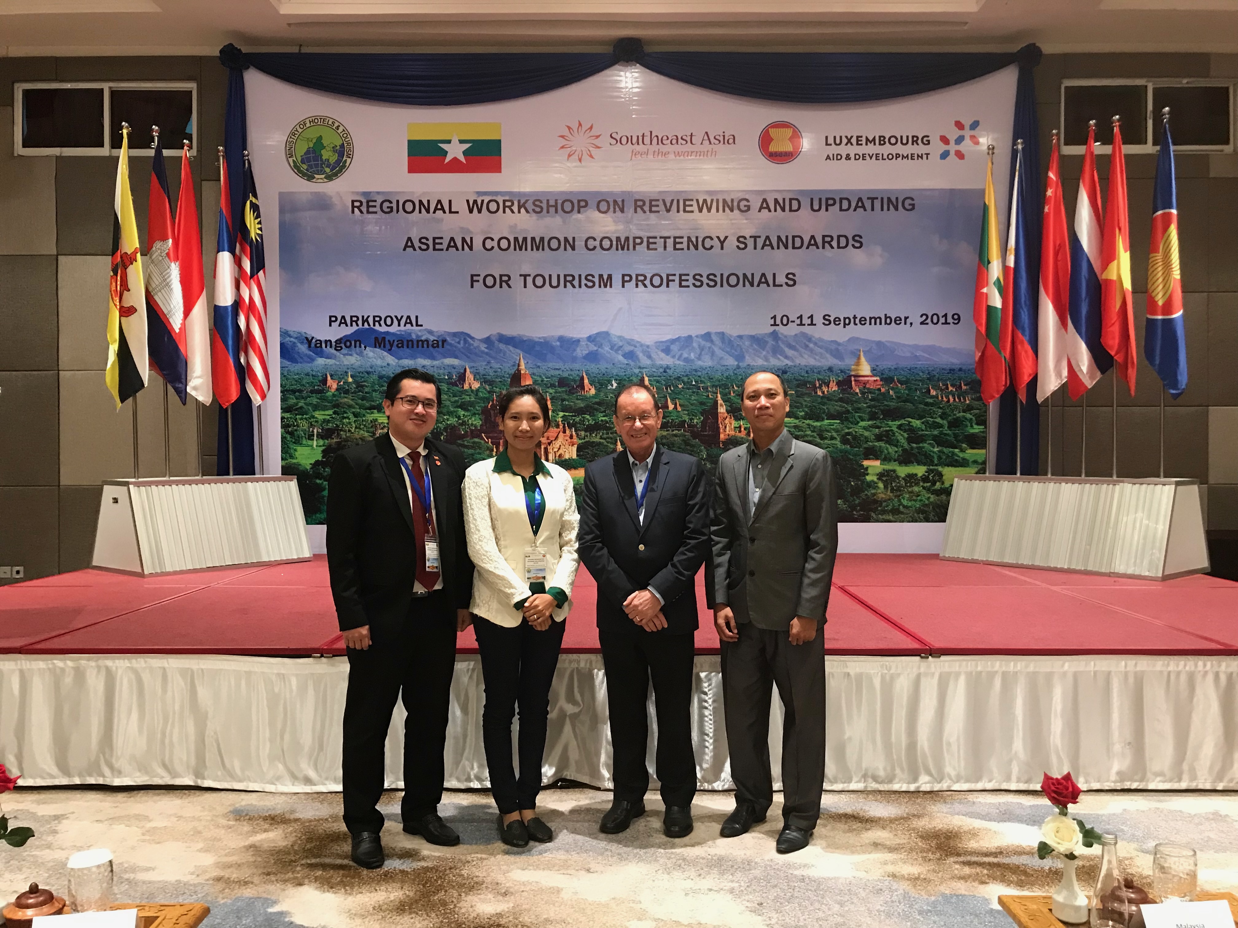 ASEAN Regional Workshop on Competency Standards for Tourism Professionals, Yangon 2019