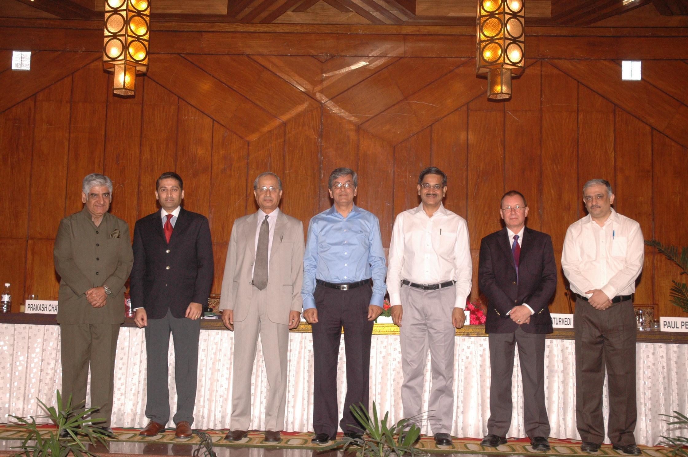 Indian national hospitality curriculum review group photo with Paul Penfold