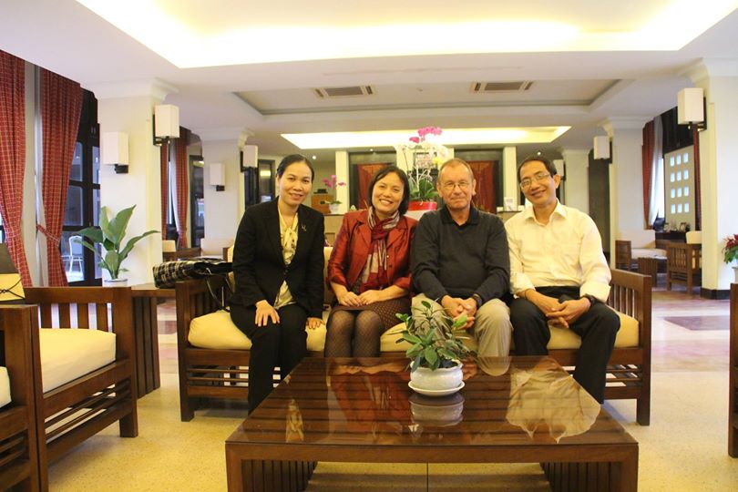 Paul Penfold meeting with Dr. Mai in Hue, Vietnam