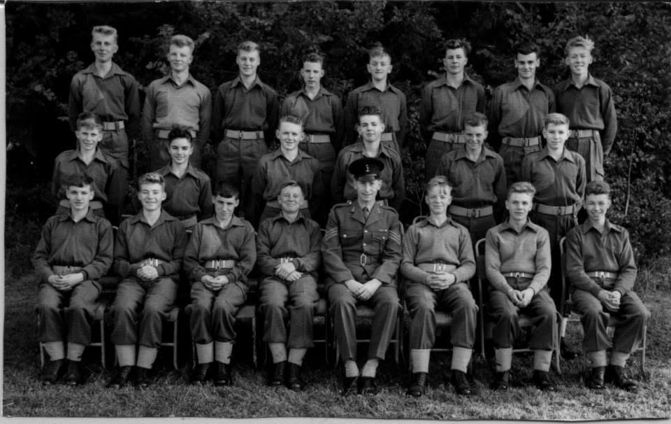 British Army cohort group photograph, 1960s