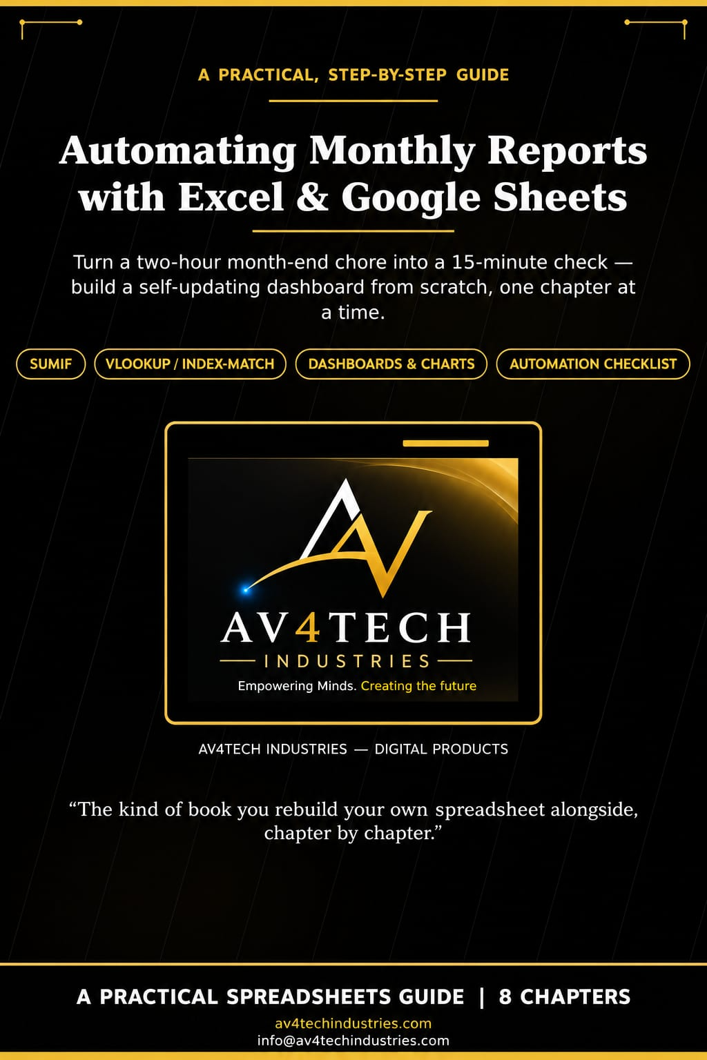 AV4TECH Automated Reporting Toolkit — cover preview