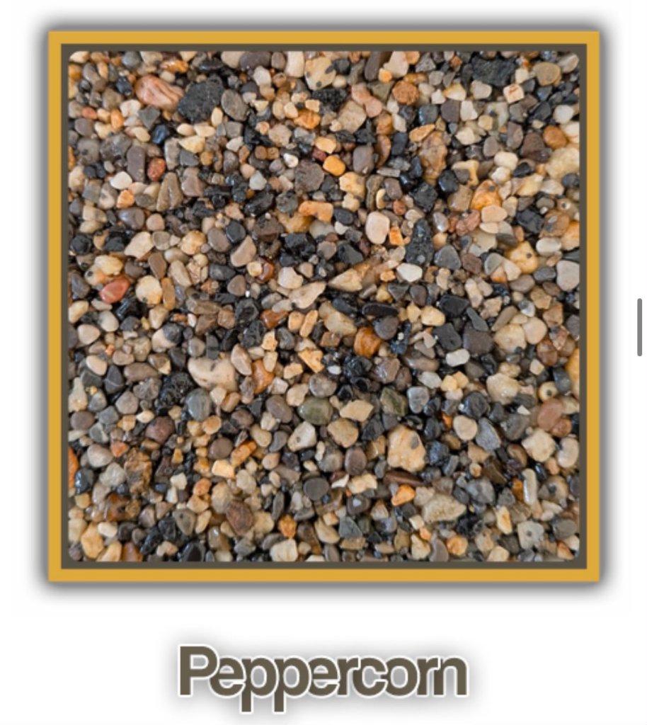 Peppercorn resin colour blend