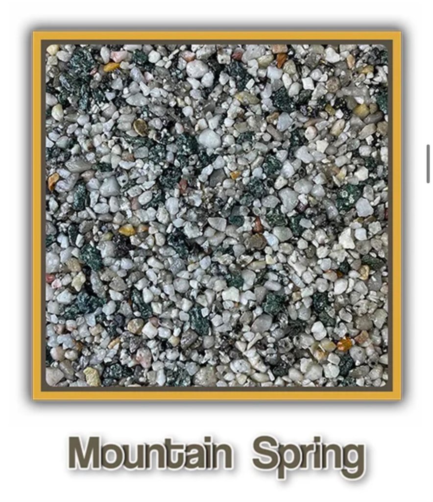 Mountain Spring resin colour blend