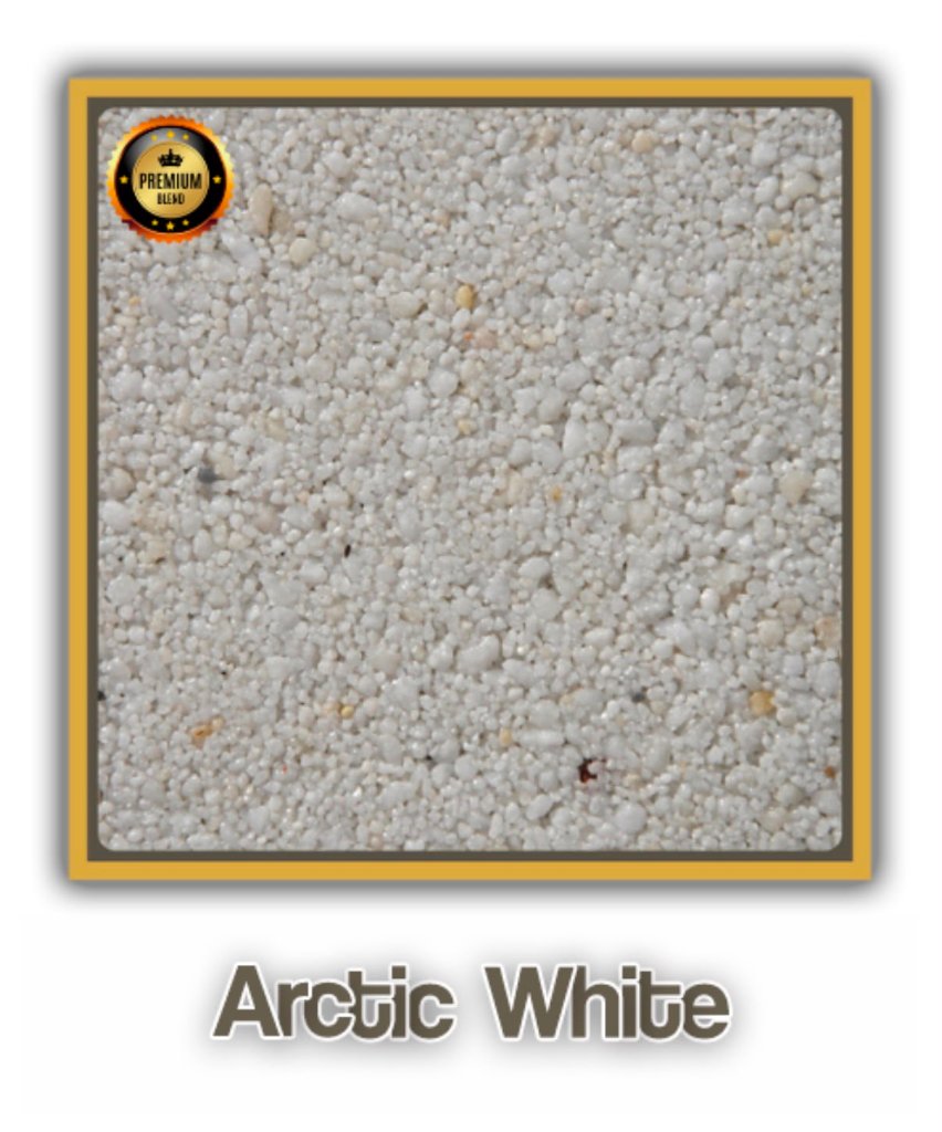 Arctic White resin colour blend