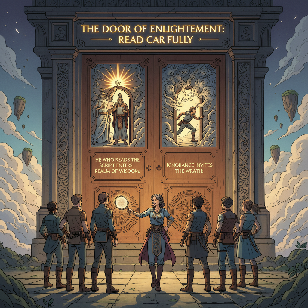 Step 2, Read the Door First, Then the God