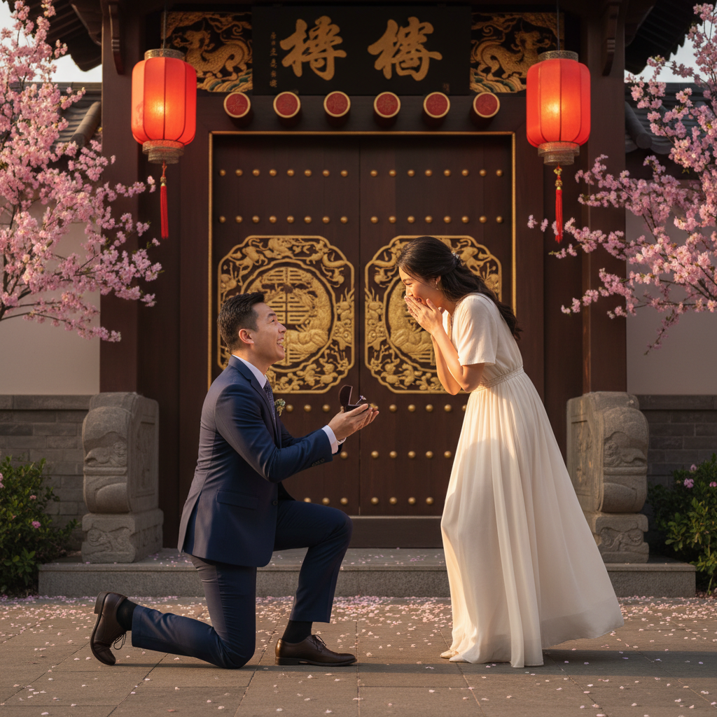In relationship also good. Want to propose? Sheng Men give blessing, maybe she say “yes” faster than