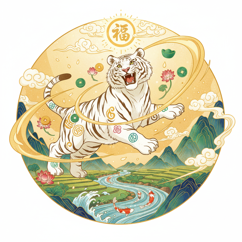 Enhancing Favorable White Tiger Energy
