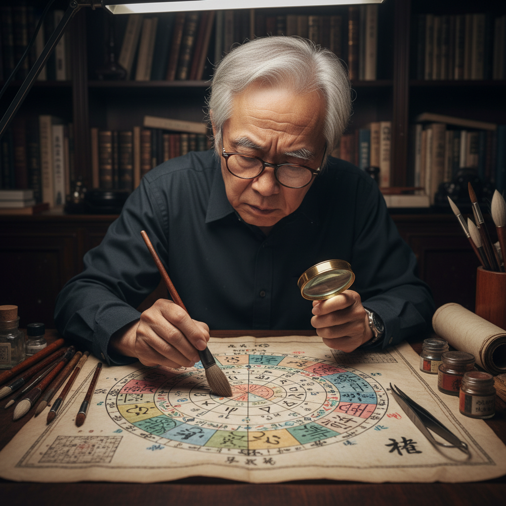The first step is to clean the chart. Mr. Dougles Chan emphasizes that chart cleaning must be done b