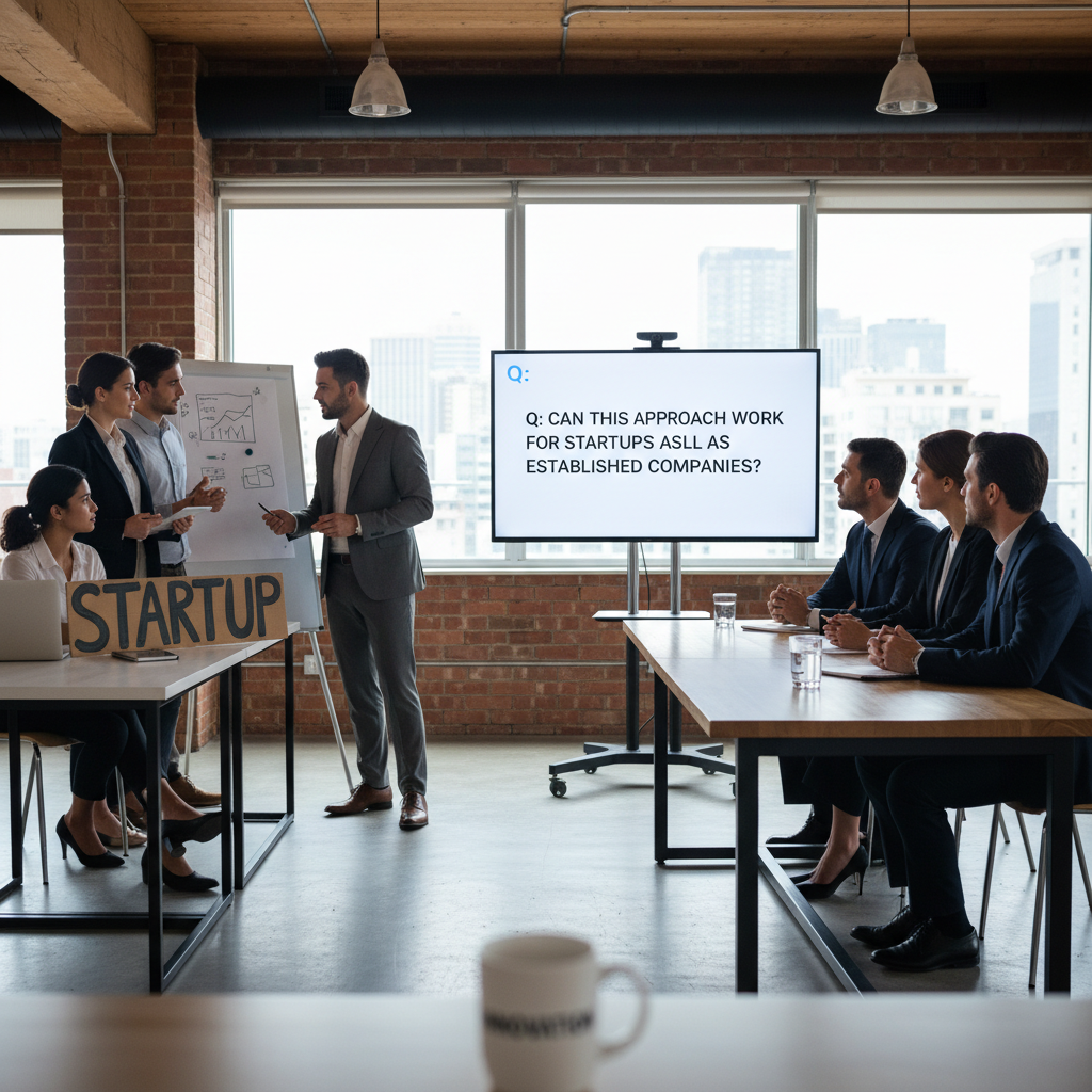 Q: can This Approach Work for Startups as Well as Established Companies?