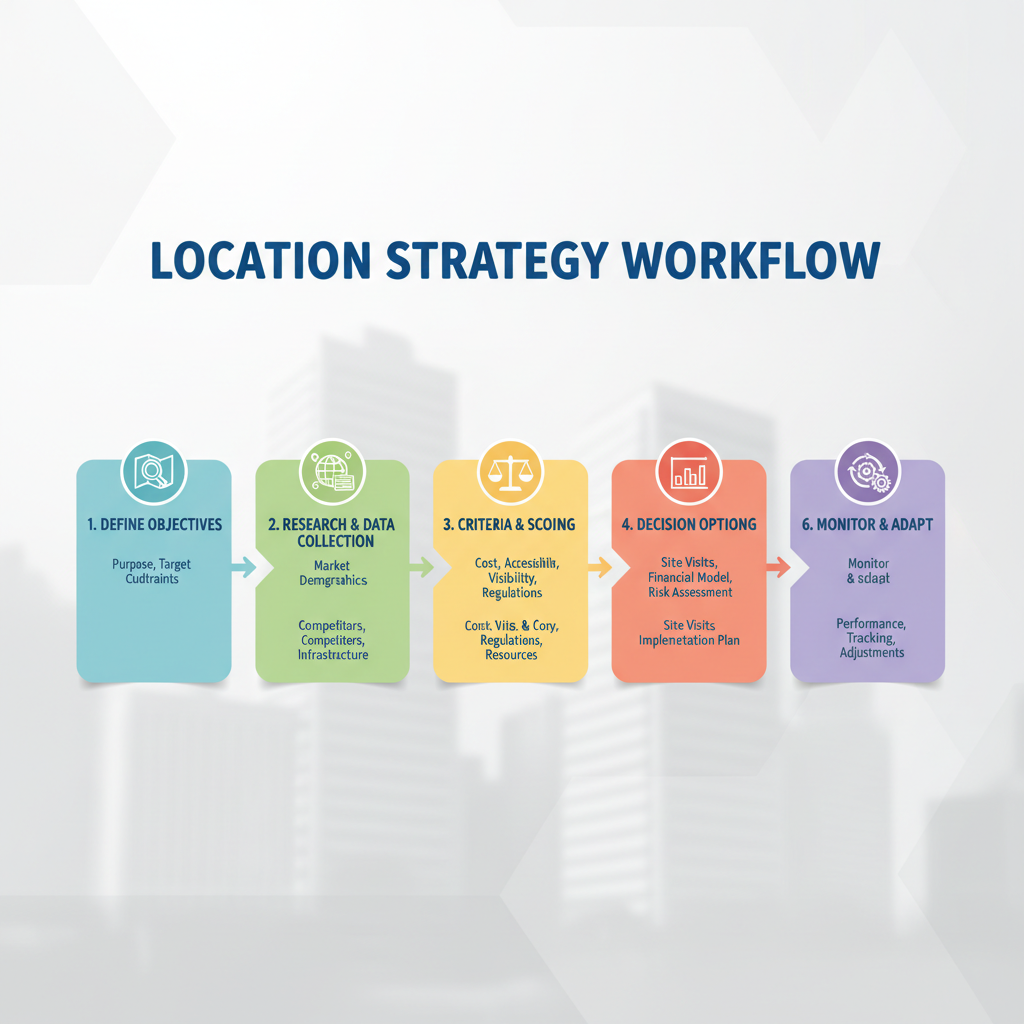 Step-by-step Workflow for a Location Decision