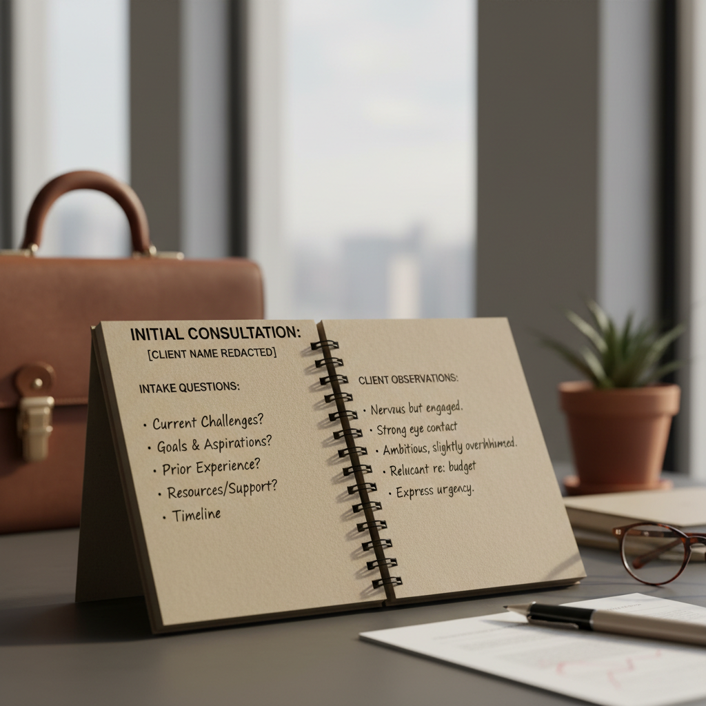 Initial Intake: What the Consultant will Ask and Why