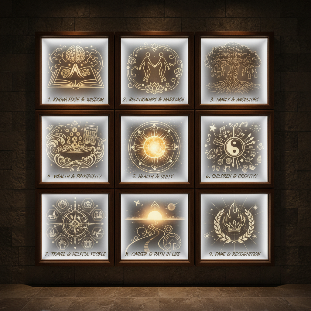 The Building Blocks: Palaces, Doors, Stars, and Deities
