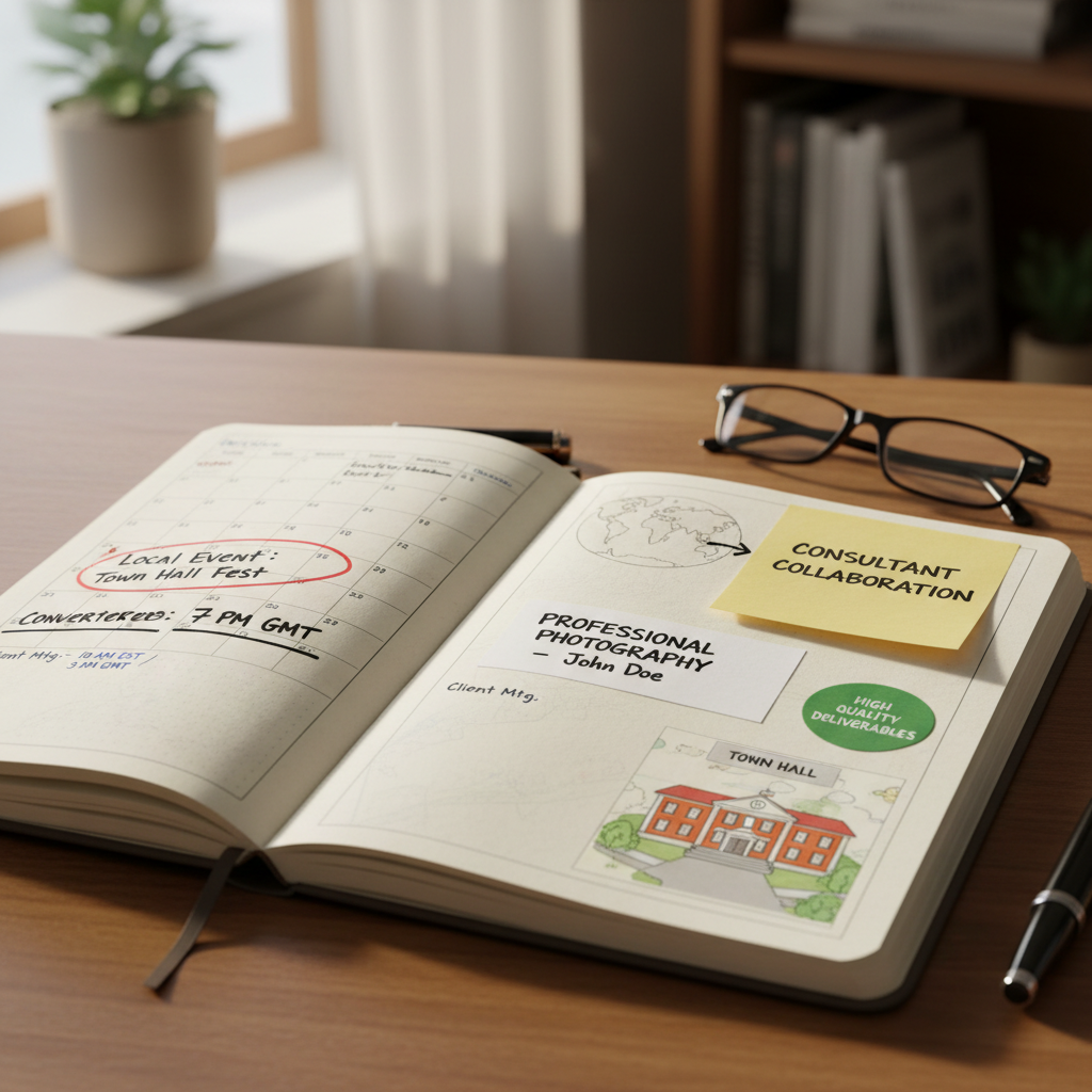 Example: Converting a Local Event Time for the Consultant
