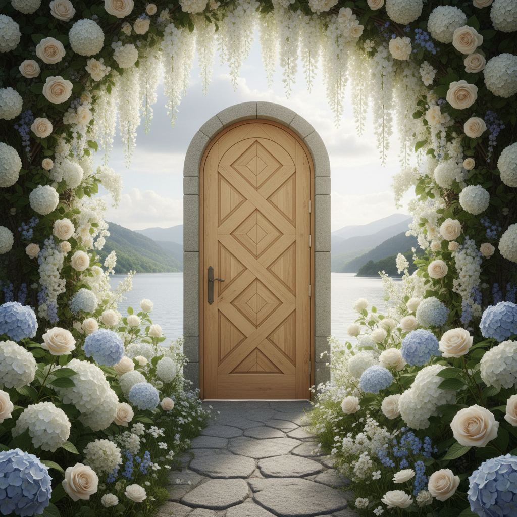 View door – Jing Men is a neutral energy.
It represents something superficial, something beaut