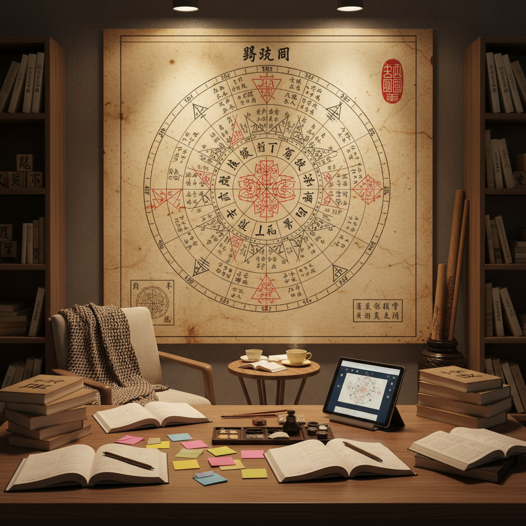 Qi Men Dun Jia Chart Tutorial for Beginners