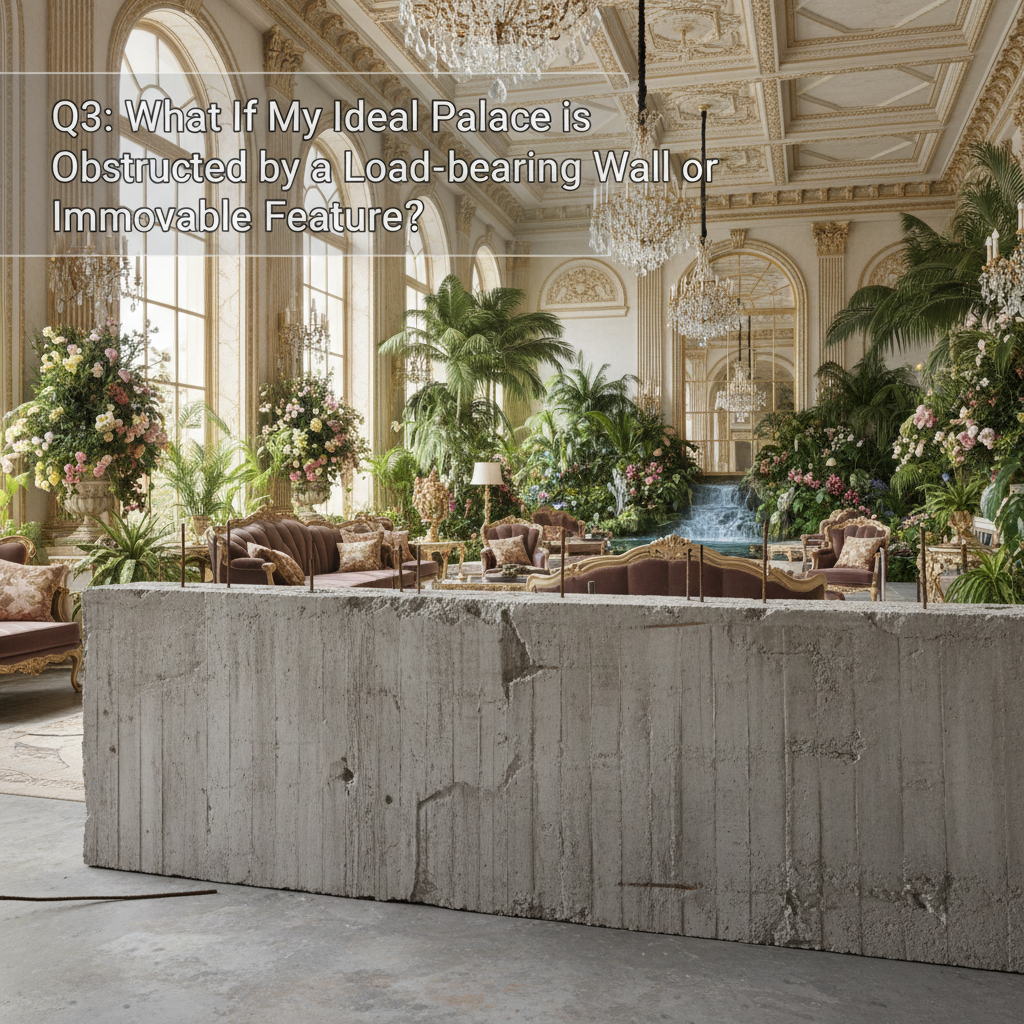 Q3: What If My Ideal Palace is Obstructed by a Load-bearing Wall or Immovable Feature?