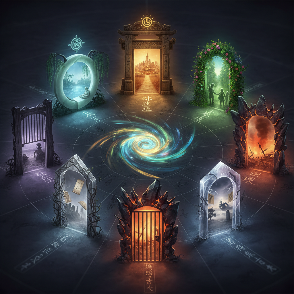 The Nine Palaces: the 3×3 Grid That Anchors the Map