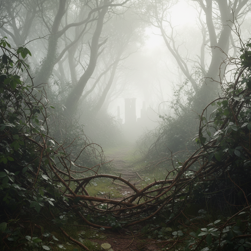 There is an obstacle, a lack of opportunity. Something is hidden, something that is secret. It also