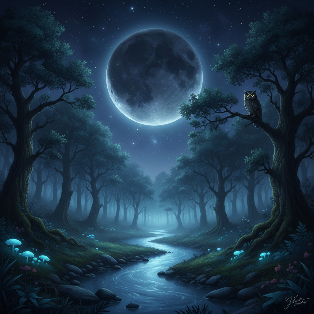 Tai Yin 太阴 (The Moon)
Represent the dark side of the moon, darkness, secret and conceal. Dim and glo