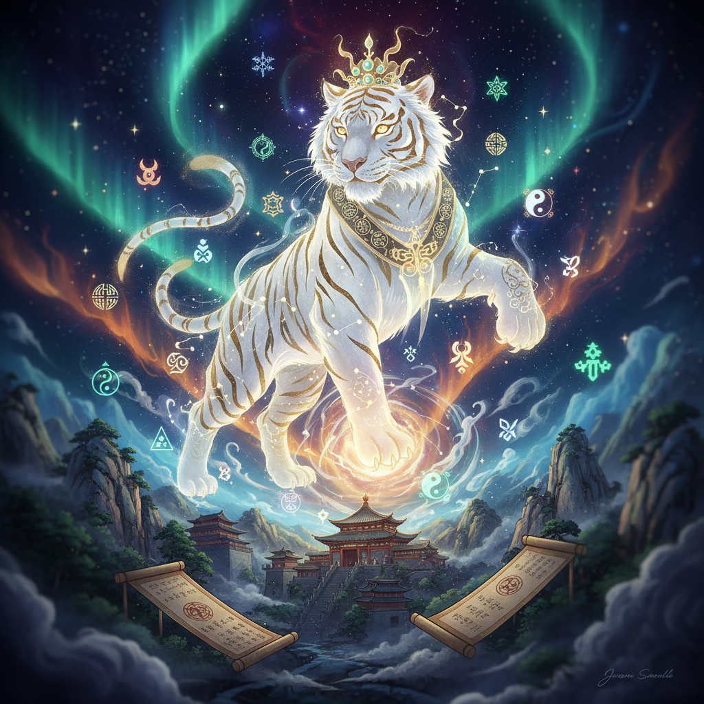 From Myth to Meter: How White Tiger Became a Qi Men Deity