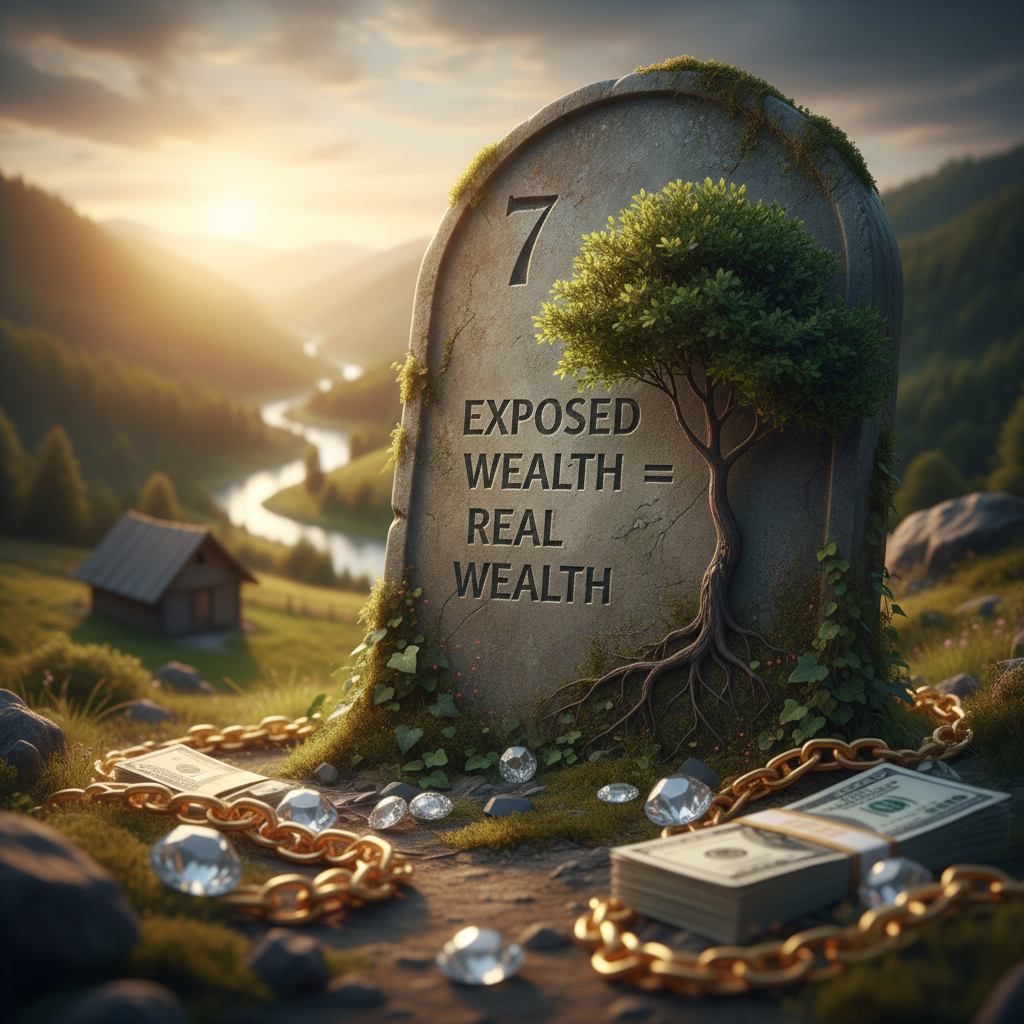 7️⃣ EXPOSED WEALTH ≠ REAL WEALTH