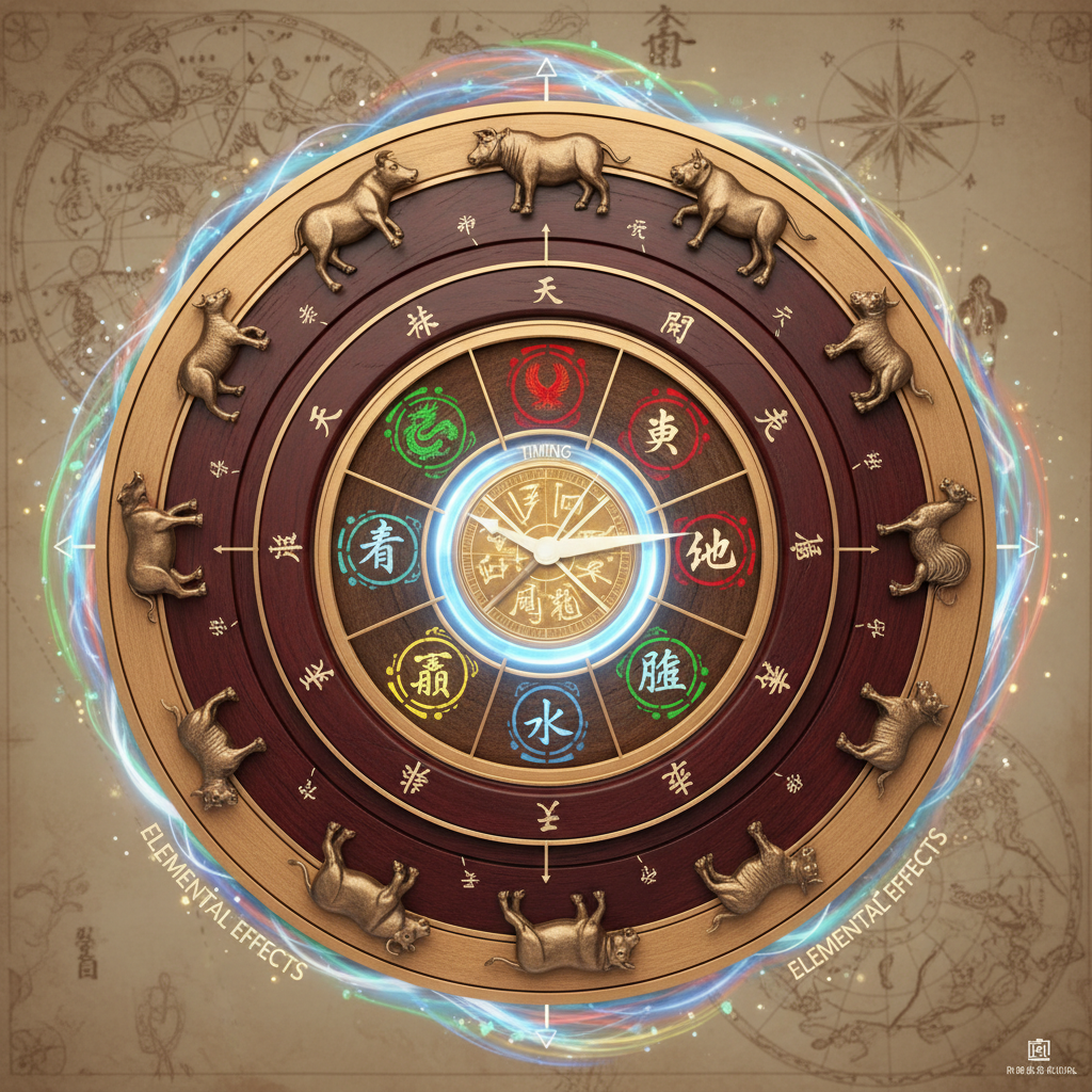 Heavenly Stems and Earthly Branches: Timing and Elemental Effects