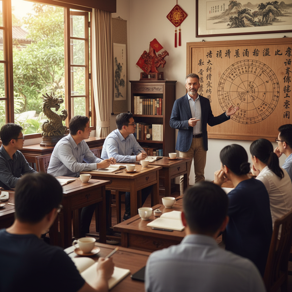 Welcome to Qi Men Dun Jia. My name is Dougles Chan. I am a Qi Men teacher over here.