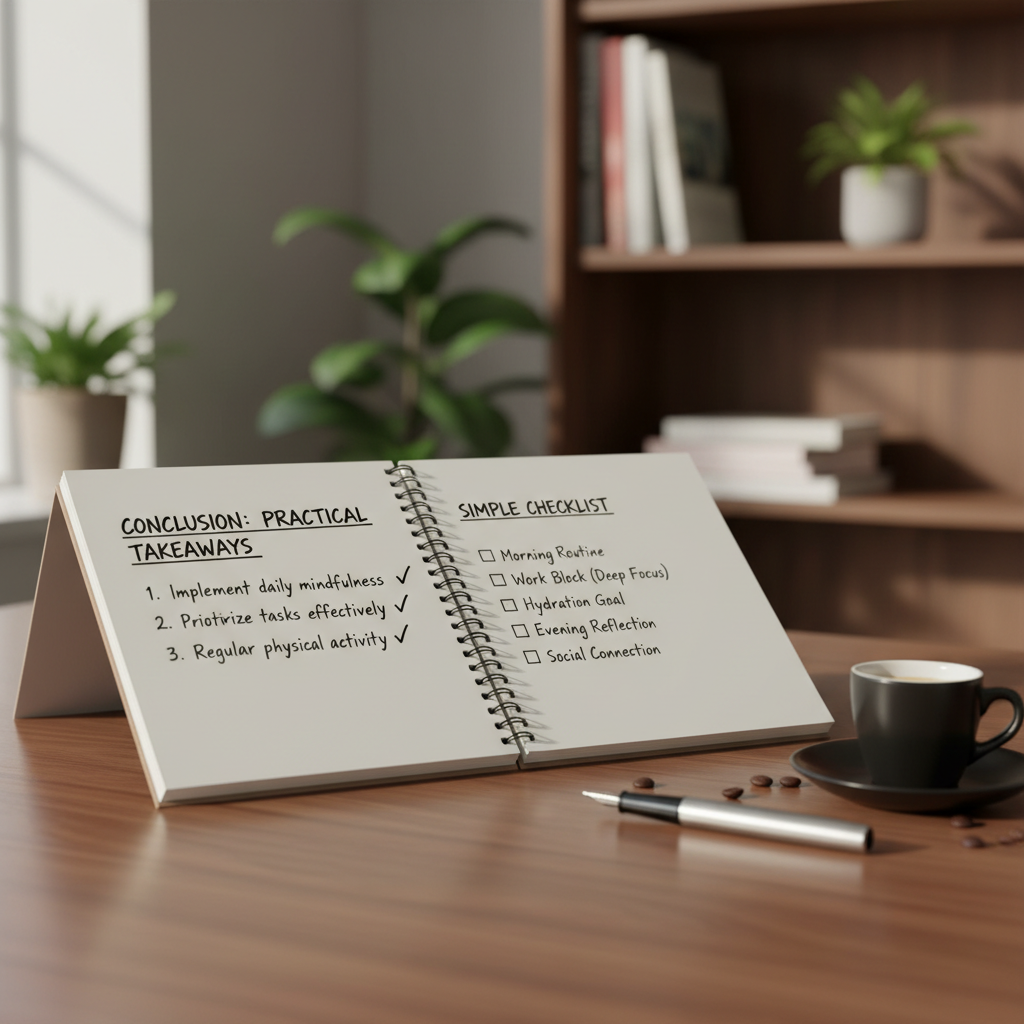 Conclusion: Practical Takeaways and a Simple Checklist