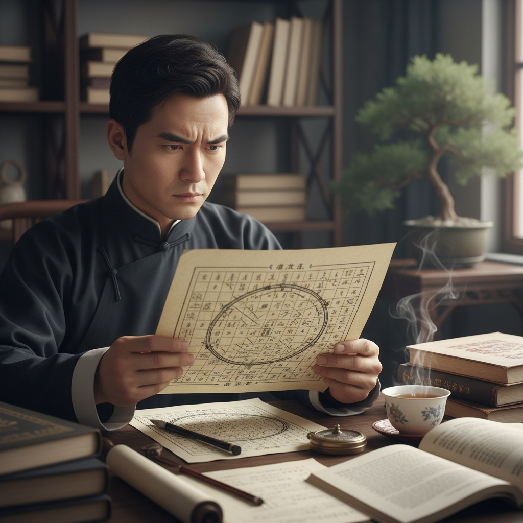 How to read a Qimen Chart at https://dougleschan.com/qi-men-dun-jia/how-to-read-a-qimen-divination-c
