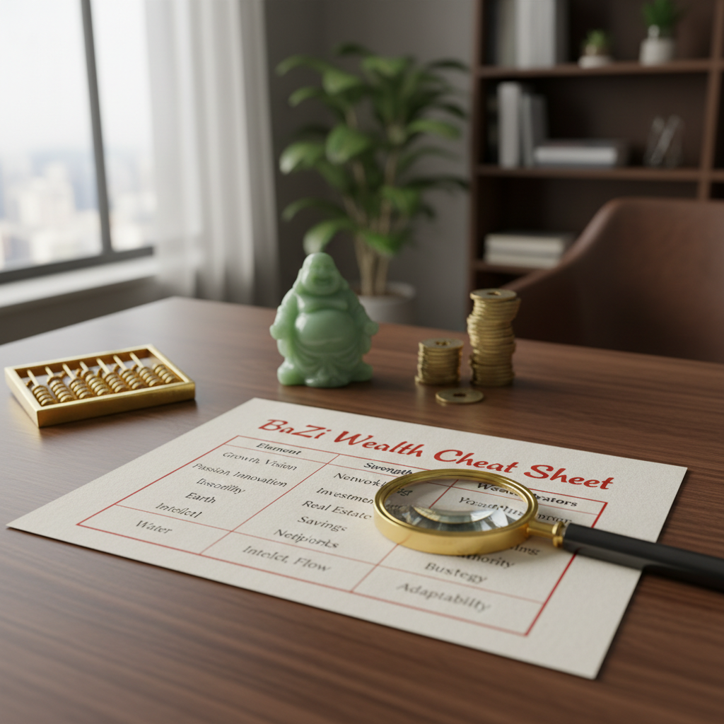 BaZi Wealth Cheat Sheet