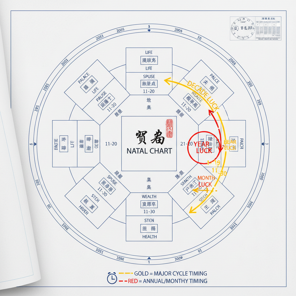2.1 Qi Men Dun Jia: Chart Components and What They Reveal