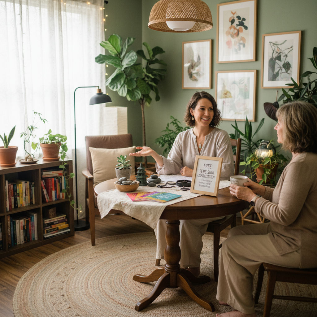 If you are a newbie, of course, it is fine for you to give you consults about Feng Shui for free. Fr