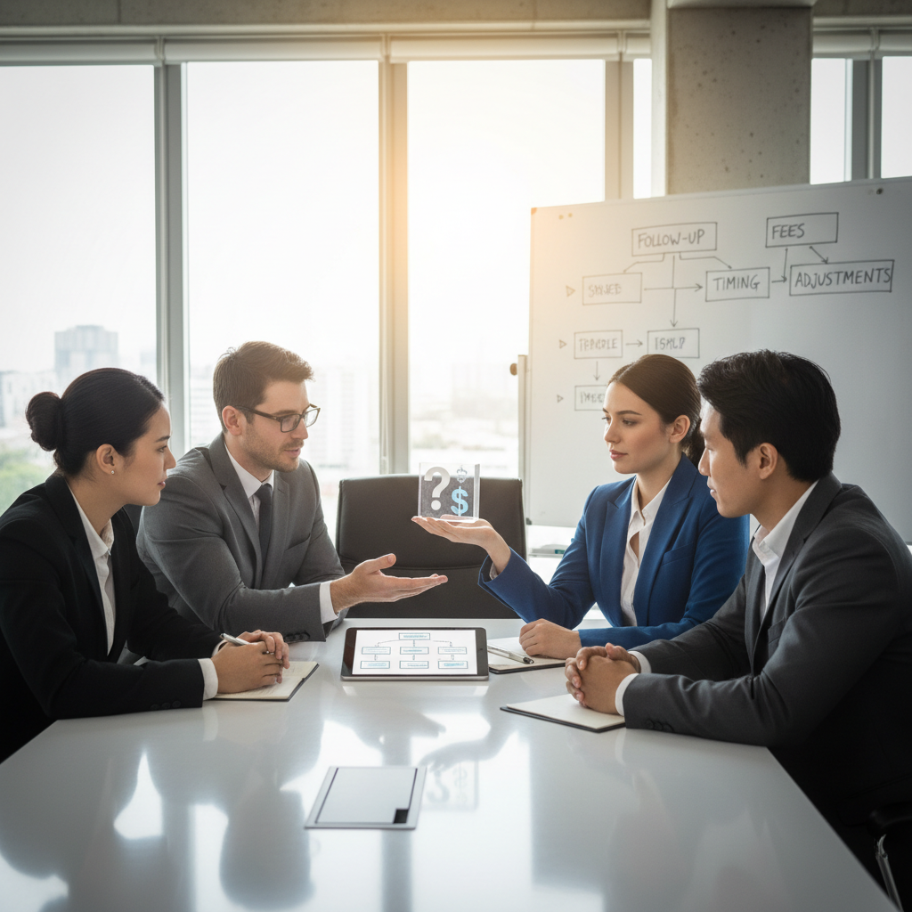 9. How do Consultants Charge for Follow-up or Changes in Timing?