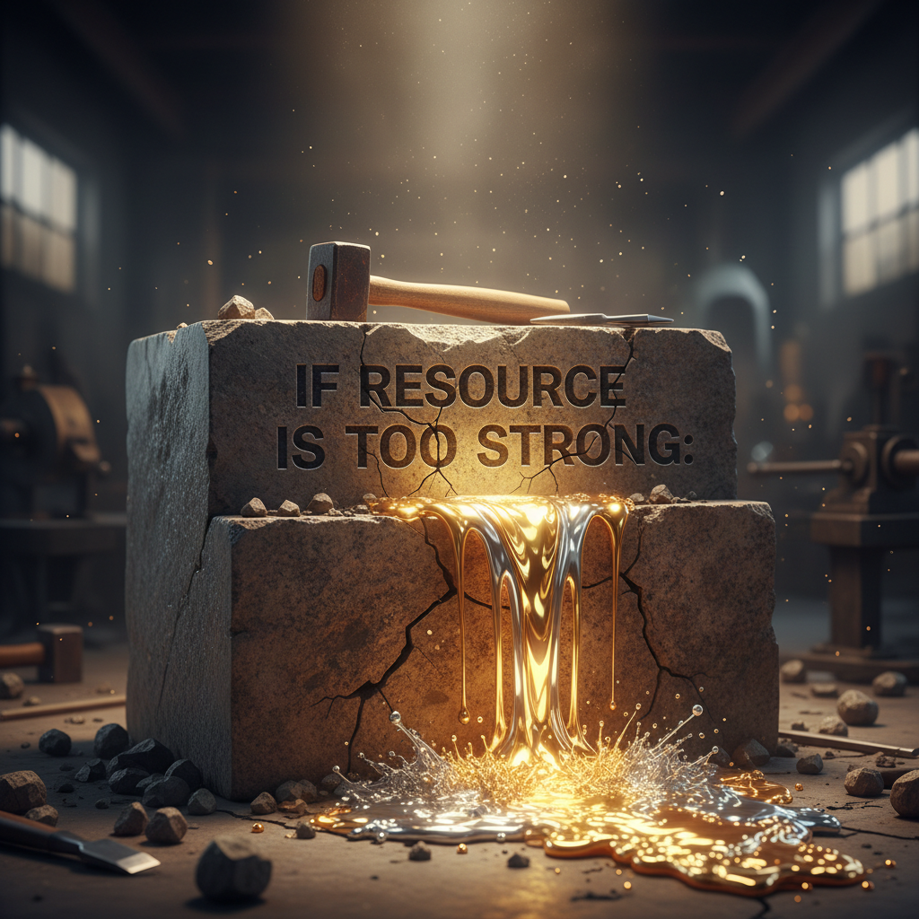 If Resource is TOO STRONG: